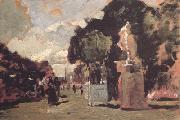 Tina Blau In the Tuileries Gardens (sunny Day) (nn02) oil painting picture wholesale